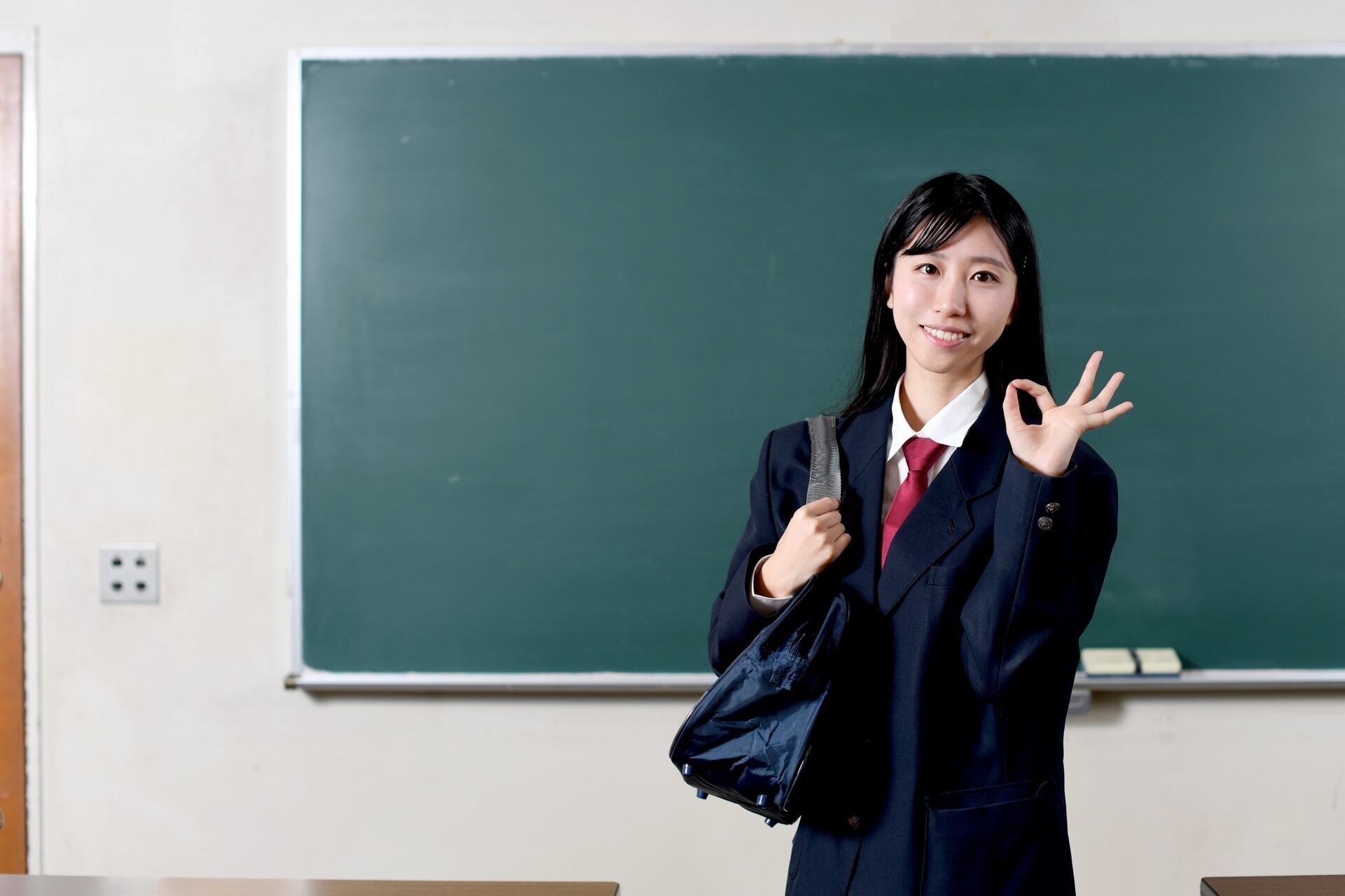 女子高生黒板